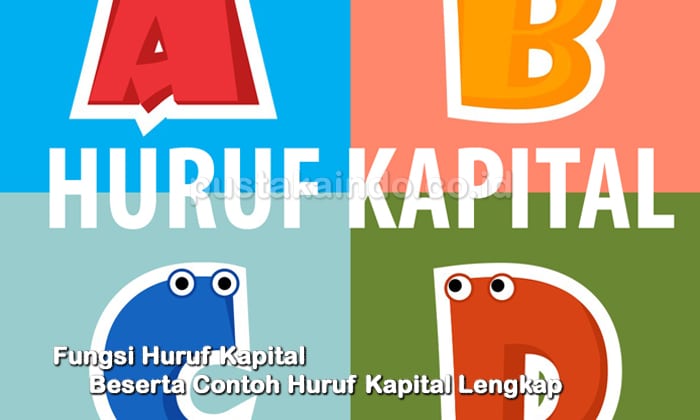 Fungsi Huruf Kapital Beserta Contoh Huruf Kapital Lengkap 