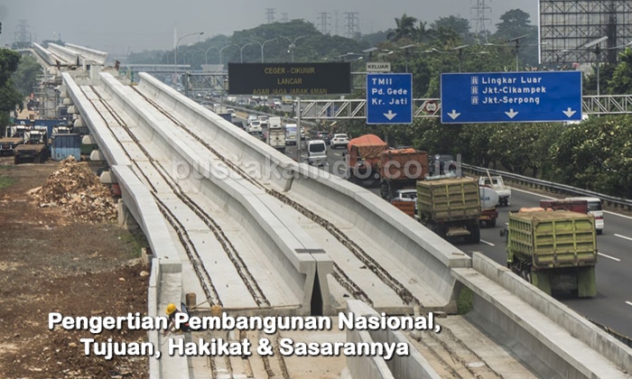 Pengertian Pembangunan Nasional, Tujuan, Hakikat & Sasarannya