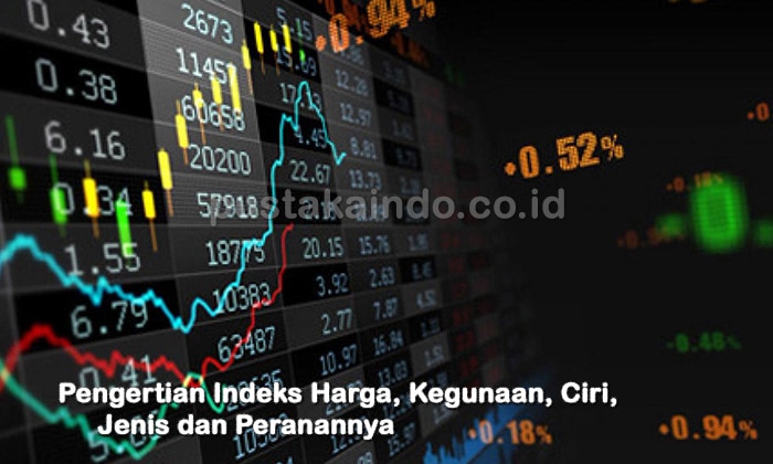 Pengertian Indeks Harga, Kegunaan, Ciri, Jenis dan Peranannya