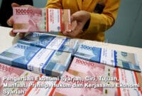 Pengertian Ekonomi Syariah, Ciri, Tujuan, Manfaat, Prinsip, Hukum dan Kerjasama Ekonomi Syariah