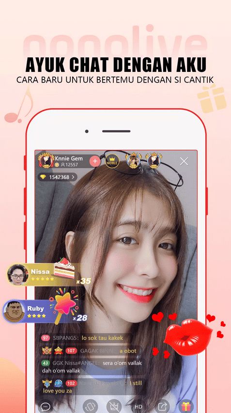 Aplikasi Live Streaming Bar Bar